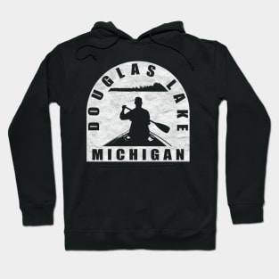 Douglas Lake Canoeing Michigan Hoodie